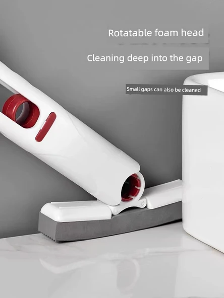 Mini Masaüstü Mop - Geliştirilmiş 1 Mini Mop + 6 Pamuk Başlık - 5