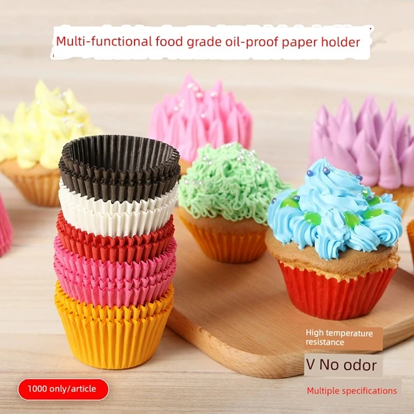 Cupcake Kağıdı - Küçük Sarı (2.5cm Tabanlı) - Resim 2
