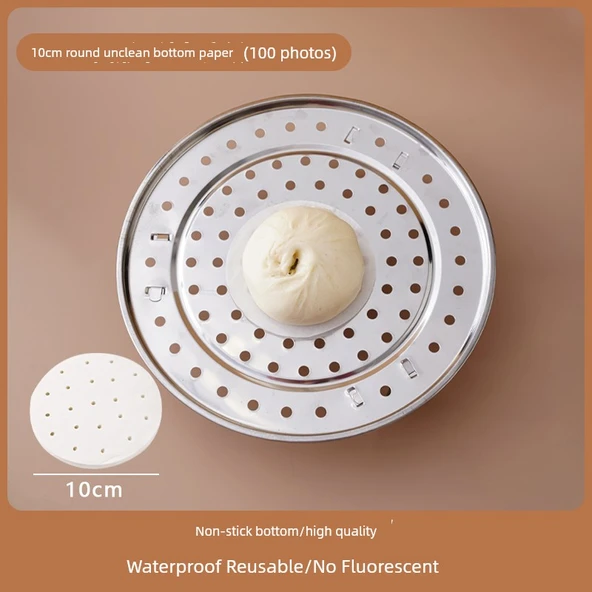Yapışmaz Buhar Pişirme Kağıdı - 10cm - 100 Adet