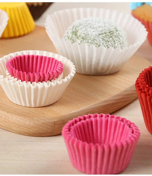 Cupcake Kağıdı - Küçük Sarı (2.5cm Tabanlı) - Resim 8