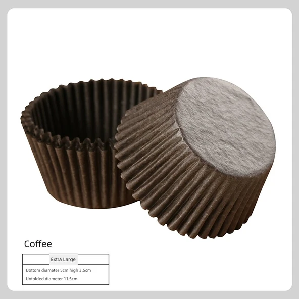 Cupcake Kağıdı - Ekstra Büyük Çikolata (5cm Tabanlı)