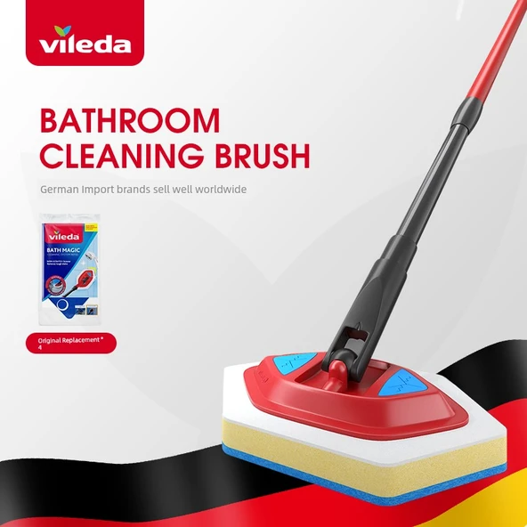 Banyo Temizlik Fırçası - 1 Çubuk 4 Başlıklı