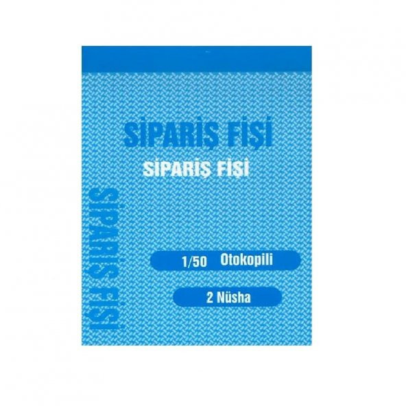 Sipariş Fişi Mini Otokopili 1-50 10x14 Gürmat Sipariş Fişi Kendinden Karbonlu 50 Sayfa 6 Adet - 2