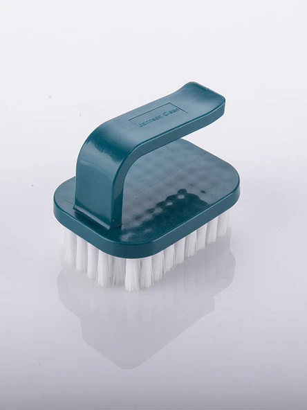 Kıl Fırçalı Meyve Sebze Temizleme Fırçası - Yumuşak Yün [Pirinç Beyazı 1 + Gül 1] - Resim 3