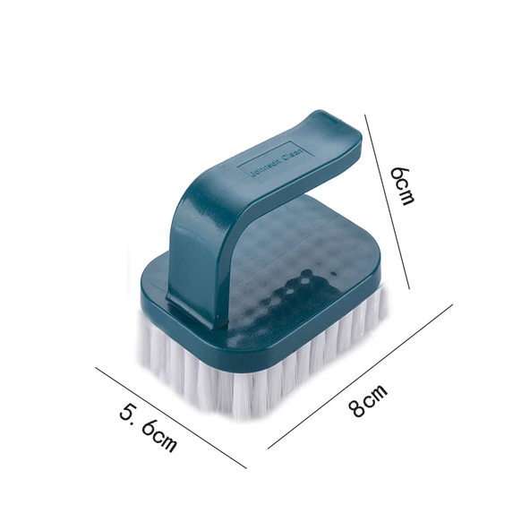 Kıl Fırçalı Meyve Sebze Temizleme Fırçası - Yumuşak Yün [Pirinç Beyazı 1 + Gül 1] - Resim 9