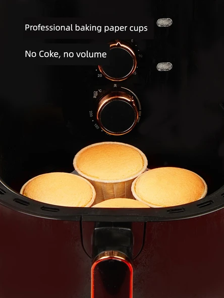 Muffin Kalıbı - Büyük (Kütük Renkli Rulo) Sadece 100 Adet - 4