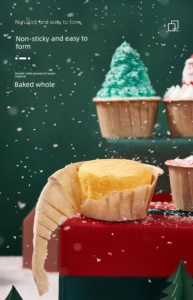 Muffin Kalıbı - Büyük (Dalgalı Kağıt) Kalınlaştırılmış 100 Adet - 11