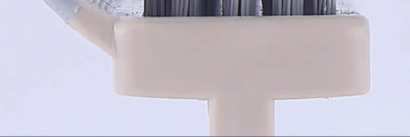 Yer Fırçası Tuvalet Fırçası - Bej (İki-in-Bir Arada Yer Fırçası) - Resim 9