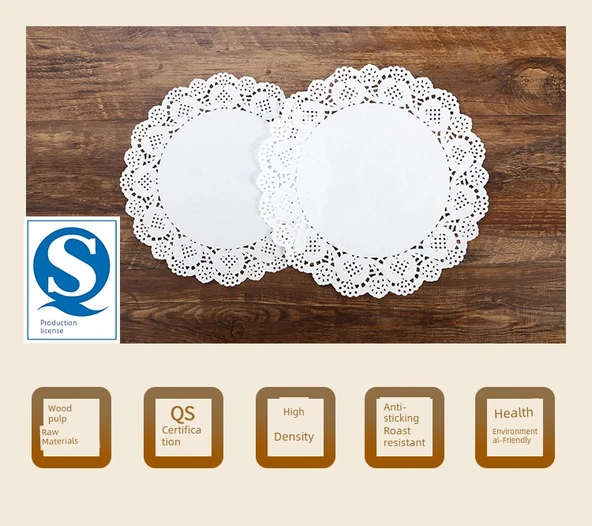 Yuvarlak Dantel Kağıt Servis Altlığı 30.5cm - 1200 Adet - 11