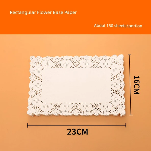 Uzun Dantel Kağıt Servis Altlığı 16x23cm - 1200 Adet