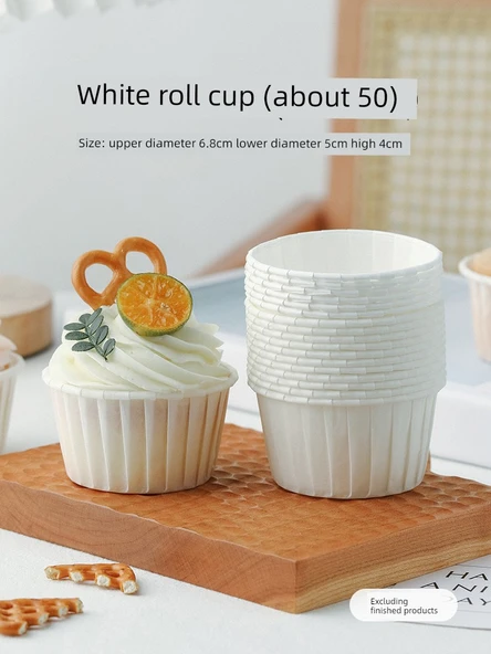 Beyaz Muffin Kağıdı - 50 Adet