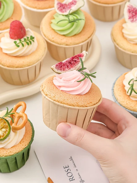 Beyaz Film Kaplı Muffin Kağıdı - 100 Adet - 3