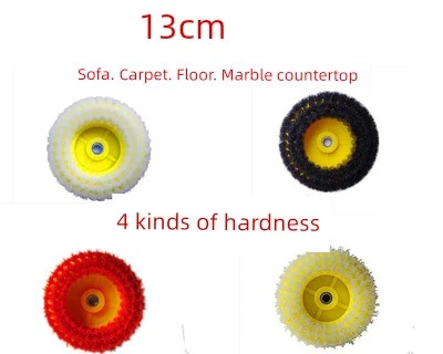 Çok Amaçlı Temizlik Fırçası - 13cm Set - 4 Sertlik - 2 Bağlantı Çubuğu ile
