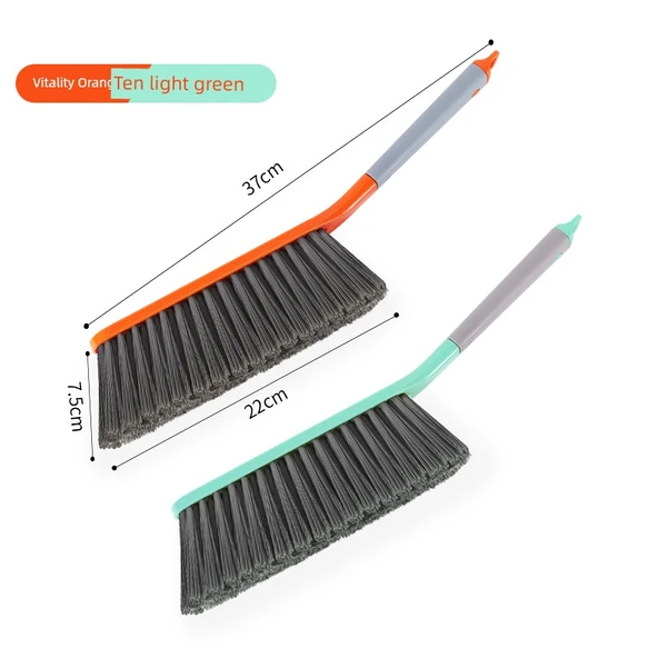 Halı ve Yatak Temizleme Fırçası - Karışık Renkli Paket [Canlı Turuncu + Açık Yeşil]
