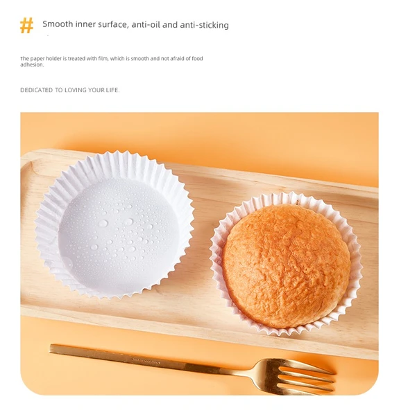 Yüksek Isıya Dayanıklı Yapışmaz Pişirme Kağıdı Ekmek Kek Kalıbı - Tekne Şekilli Ekmek Kağıdı Tutucu [50 adet] - Resim 12