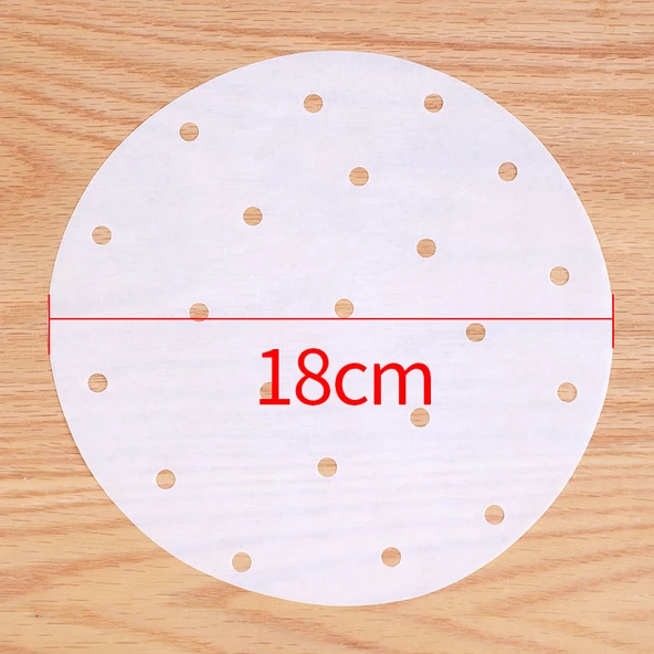 Yapışmaz Bambu Buharlı Pişirme Kağıdı - 18cm [100 adet]
