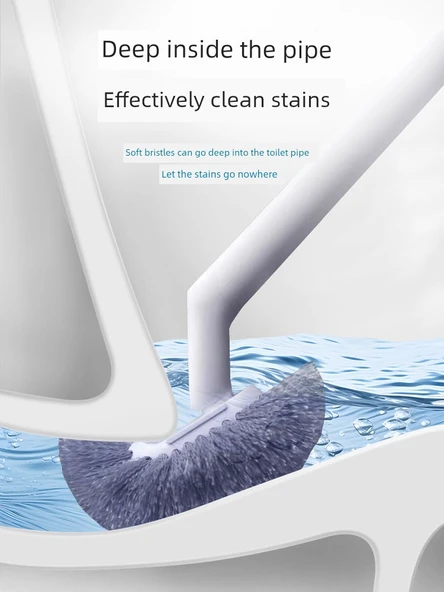 Tuvalet Tıkanıklık Giderici + 2 Adet S Tipi Tuvalet Fırçası Seti - Resim 3