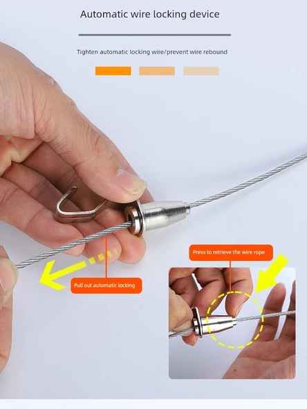 Ayarlanabilir Çamaşır İpi - 1 Metre - 5