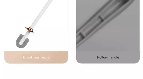 Duvara Monte Tuvalet Fırçası - Sedef Beyazı + 2 Tuvalet Temizleyici - Resim 10