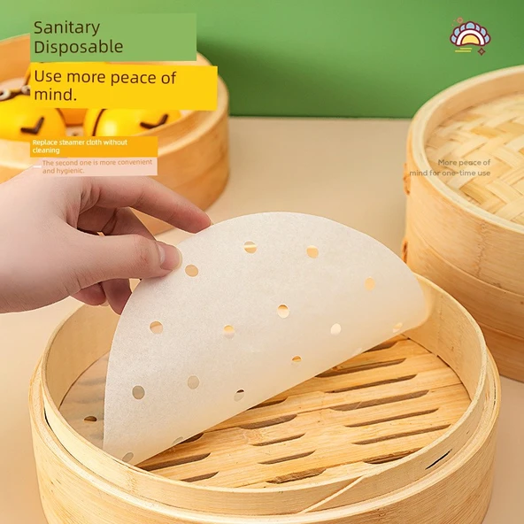 Bambu Buharlama Kağıdı - 24cm - 300 Adet - 6