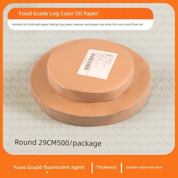 Ahşap Rengi Yağlı Pişirme Kağıdı - 29cm - 500 Adet