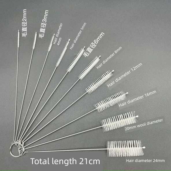 Çaydanlık Musluk Temizleme Fırçası - 24mm Çapında Kıl - 3'lü Paket