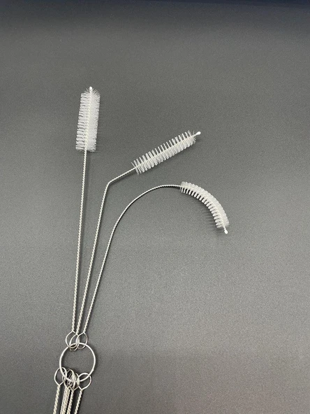 Çaydanlık Musluk Temizleme Fırçası - 24mm Çapında Kıl - 3'lü Paket - 9