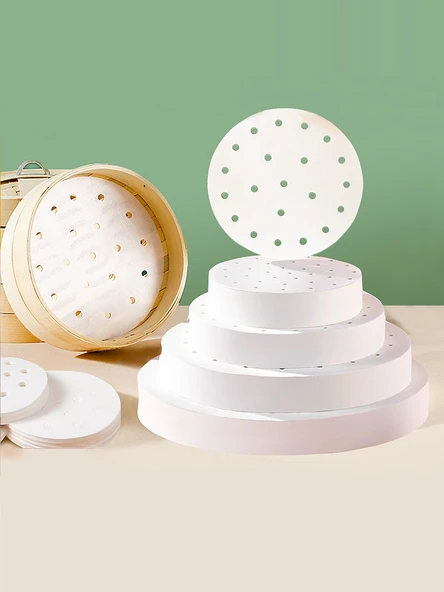 Gıda Sınıfı Buharlama Kağıdı - 32cm Çap, 500 Adet - 5