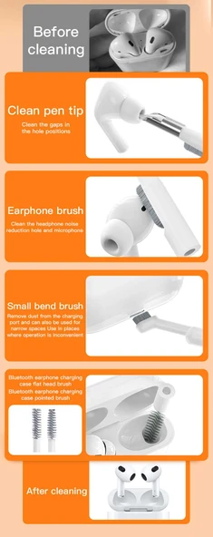 Çok Fonksiyonlu Temizleme Seti Q20 Siyah [Deterjansız] - Resim 11