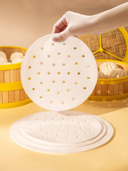 Gıda Sınıfı Buharlama Kağıdı - 32cm Çap, 500 Adet - 3