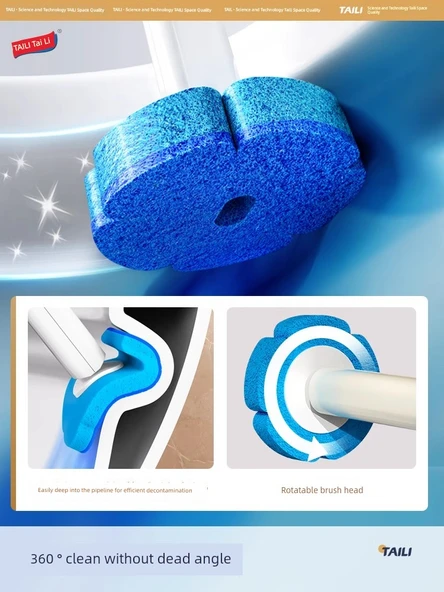 Tek Kullanımlık Tuvalet Fırçası 2'li Set - 60 Fırça Başlığı - Deniz Nanesi * 30, Limon Esansı * 20, Lavanta * 10 - Resim 2