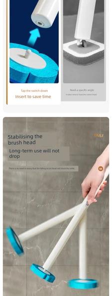 Tek Kullanımlık Tuvalet Fırçası 2'li Set - 60 Fırça Başlığı - Deniz Nanesi * 30, Limon Esansı * 20, Lavanta * 10 - Resim 8