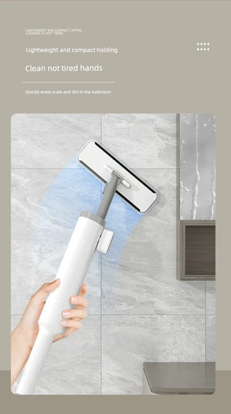 60cm Havlu Paspaslı El Değmeden Mini Mop +1 Paspas (Silecek Şeritli) - 10