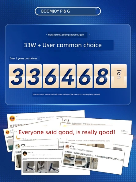 Yer ve Tuvalet Temizleme Fırçası - V Şekilli Aralık Fırçası + Silecek + Paspas Aparatı - Resim 6