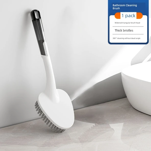 Çok Fonksiyonlu Banyo Temizleme Fırçası - Haki (İnce Kıl)