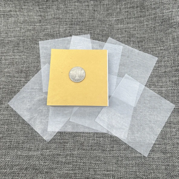 10x10cm 10-12g Haplar için Parafinli Kağıt (1000 Adet)