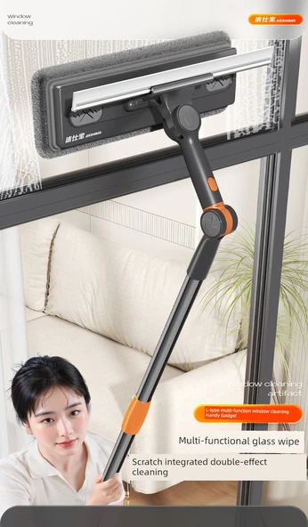 Çift Taraflı Cam Temizleyici - [32-7.5cm] - 2 Bezli - Resim 6