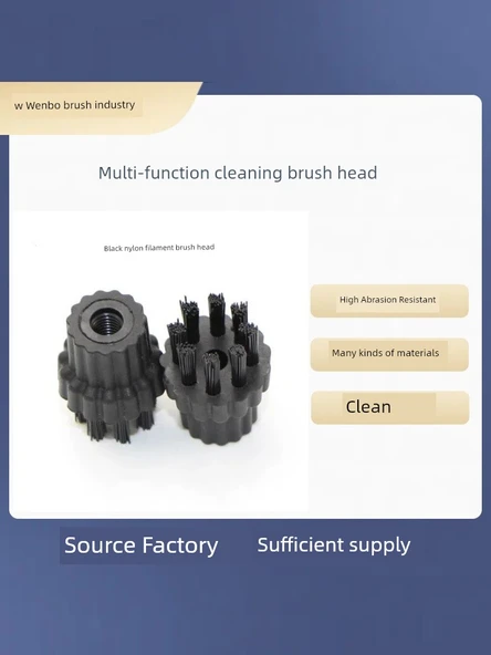 8 Delikli Naylon Telli Ocak Temizleme Fırçası - Resim 5