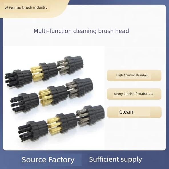 8 Delikli Naylon Telli Ocak Temizleme Fırçası - Resim 8