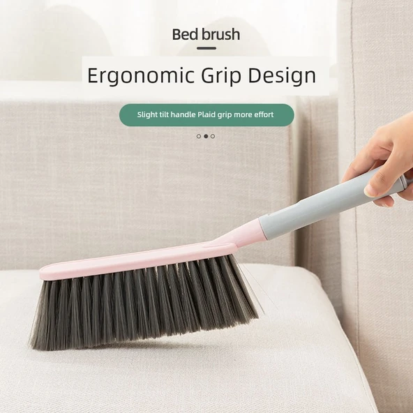 Yumuşak Tüylü Yatak Fırçası - İskandinav Beyaz - Tekli - Resim 3