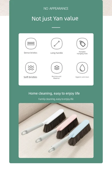 Yumuşak Tüylü Yatak Fırçası - İskandinav Beyaz - Tekli - Resim 8