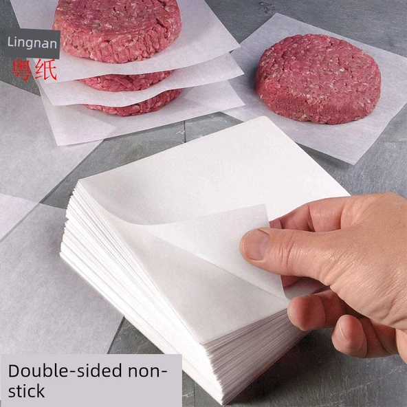 Hamburger Köftesi Pişirme Kağıdı - Kare 14x14cm [500 adet] - 5