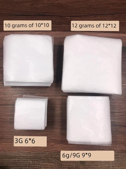 10x10cm 10-12g Haplar için Parafinli Kağıt (1000 Adet) - 7