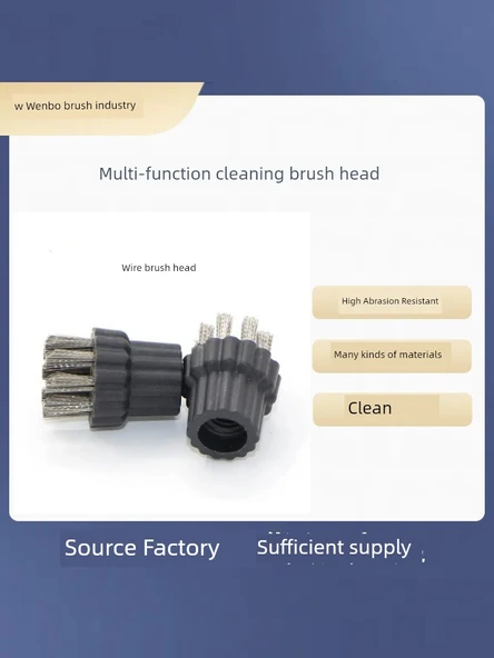 8 Delikli Naylon Telli Ocak Temizleme Fırçası - Resim 4