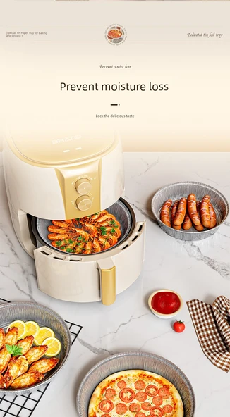 Airfryer Yağlı Kağıt - 3-4 Litre - 100 Adet - Resim 11