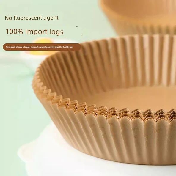 Airfryer Kağıt Altlığı - Kalın 500 Adet - Yağ Emici, Yüksek Isıya Dayanıklı - Resim 5