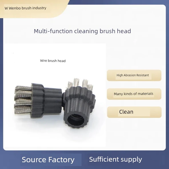 8 Delikli Naylon Telli Ocak Temizleme Fırçası - Resim 9