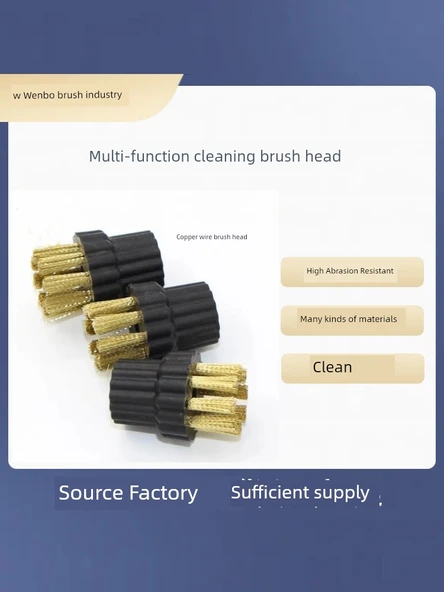 8 Delikli Naylon Telli Ocak Temizleme Fırçası - Resim 3