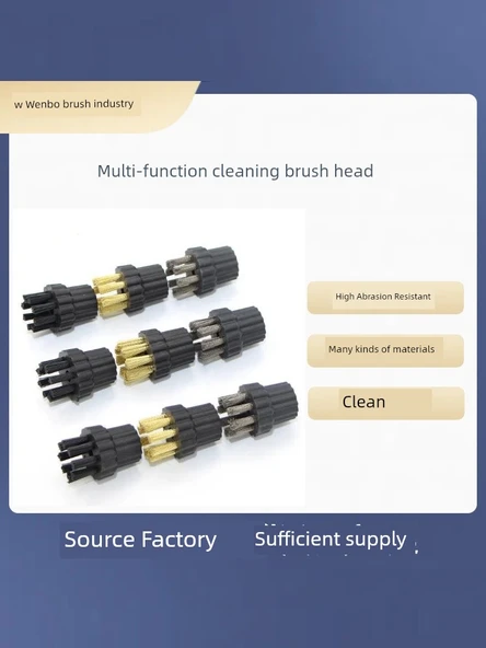 8 Delikli Naylon Telli Ocak Temizleme Fırçası - Resim 2