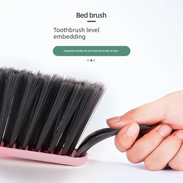 Yumuşak Tüylü Yatak Fırçası - İskandinav Beyaz - Tekli - Resim 5